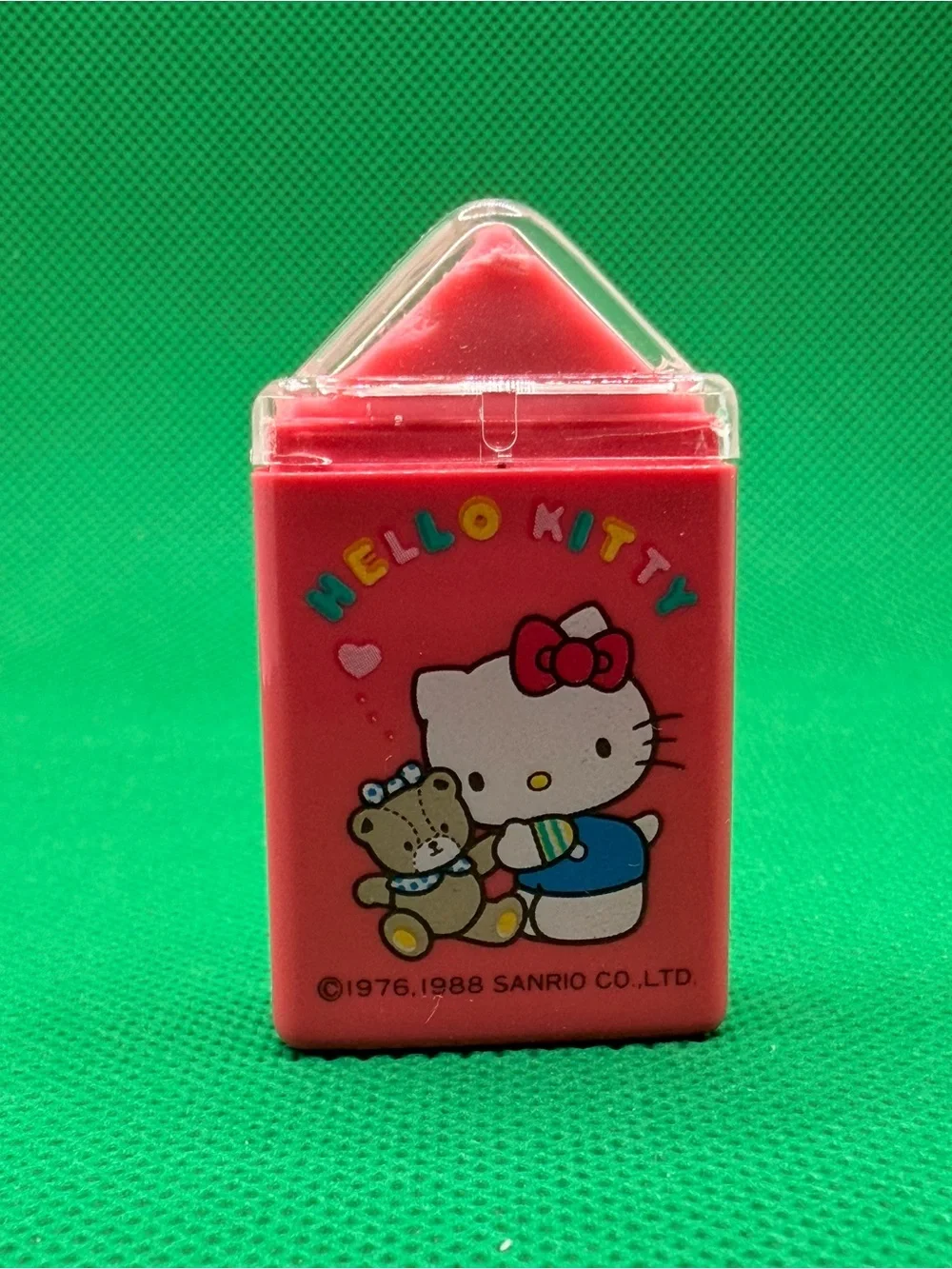 Vintage Sanrio Hello Kitty Stationery Lot Tape Dispenser Eraser Pencils Notepad